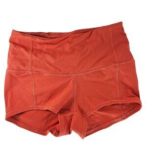 Victoria Sport Women's Orange Activewear Mini Booty Biker Shorts Size M